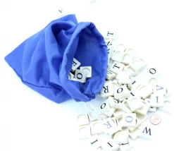 Tout Pour le Jeu Lot 100 lettres 19X19 mm sans les points pour former des mots
