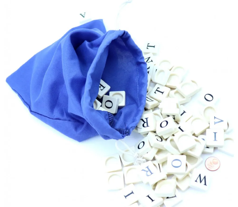 Tout Pour le Jeu Lot 100 lettres 19X19 mm sans les points pour former des mots