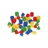 Tout Pour le Jeu Lot 40 pions de formes géométriques diverses en volume