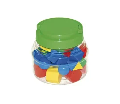 Tout Pour le Jeu Lot 40 pions de formes géométriques diverses en volume