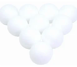 Tout Pour le Jeu Lot de 10 Boules en polystyrène à personnaliser 30 mm