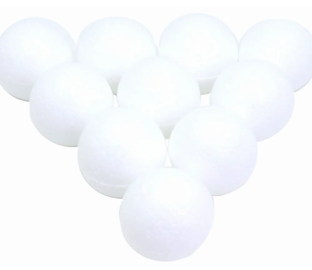 Tout Pour le Jeu Lot de 10 Boules en polystyrène à personnaliser 30 mm