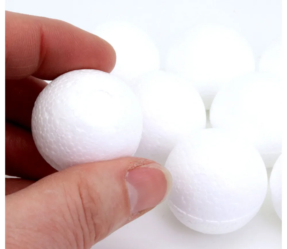 Tout Pour le Jeu Lot de 10 Boules en polystyrène à personnaliser 30 mm