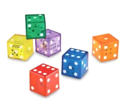 Tout Pour le Jeu Lot de 12 Dés double JUMBO 3.2 cm avec 1 dé à l'intérieur