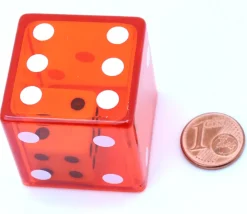 Tout Pour le Jeu Lot de 12 Dés double JUMBO 3.2 cm avec 1 dé à l'intérieur