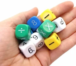 Tout Pour le Jeu Lot de 10 dés mathematiques 16 mm