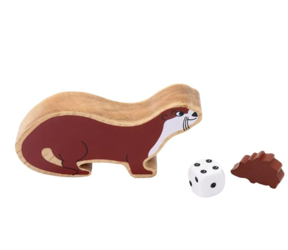Tout Pour le Jeu Loutre en bois 10.6 x 5 x 2.5 cm