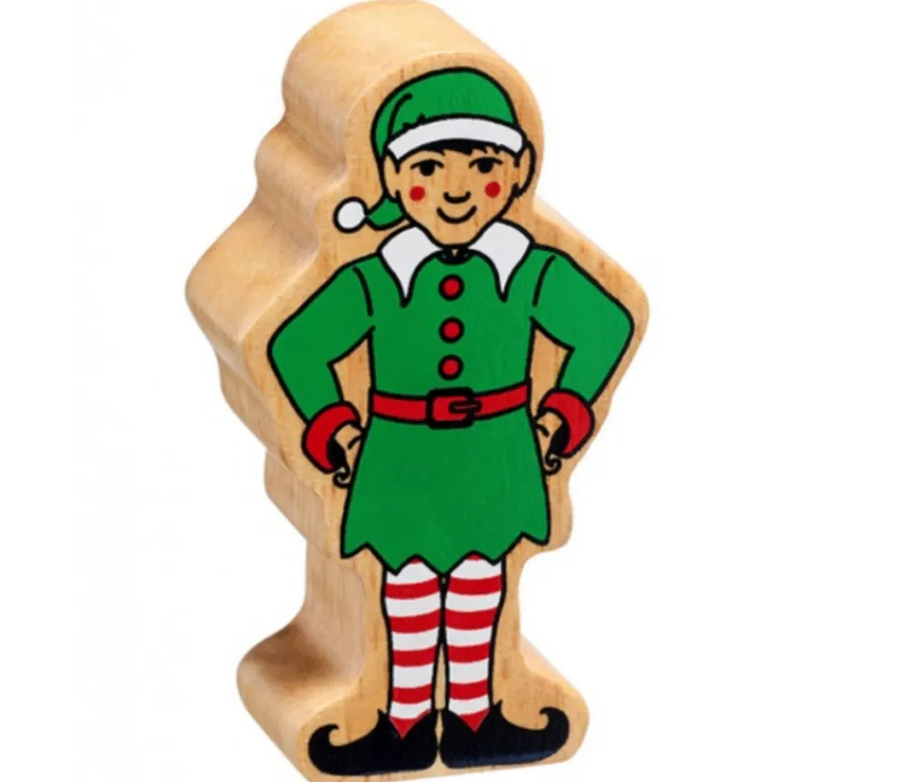 Tout Pour le Jeu Lutin de Noël en bois 82 x 45 x 25 mm elfe
