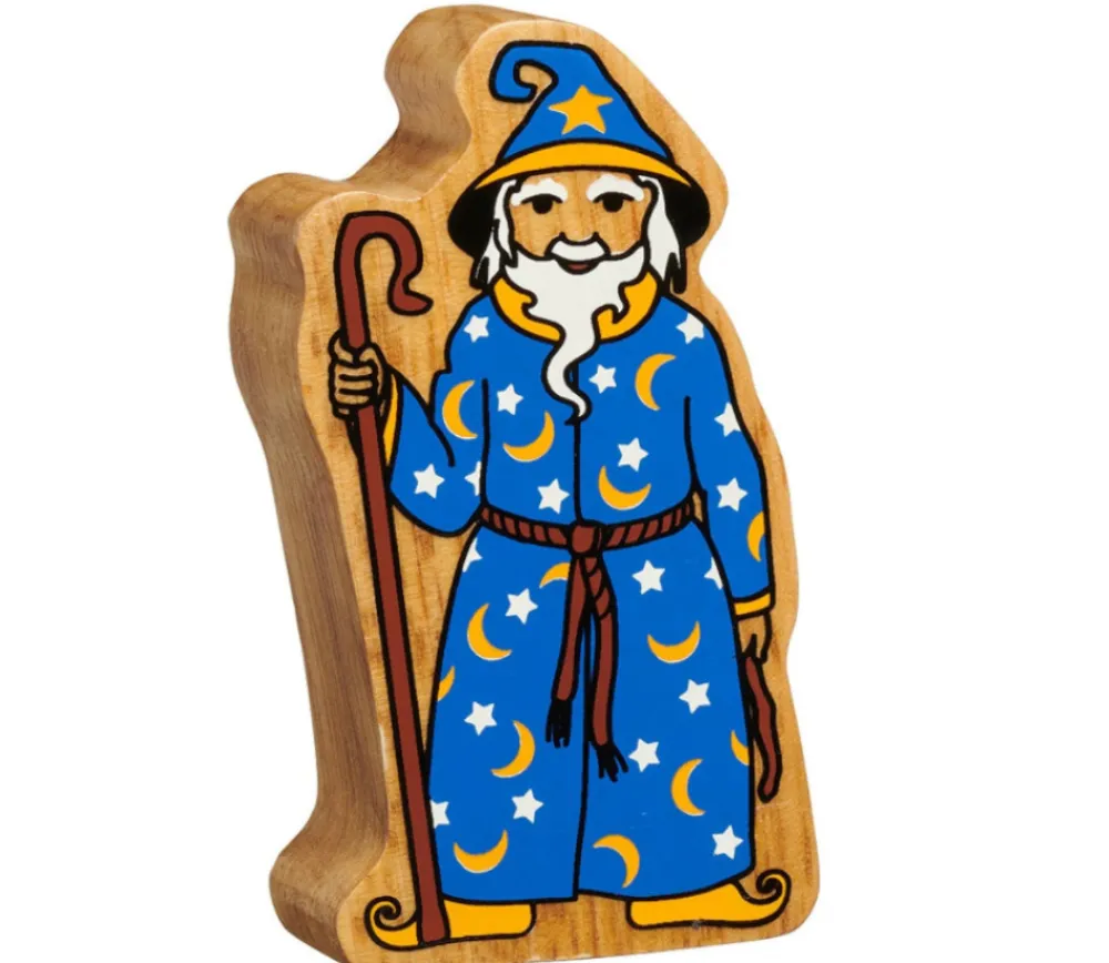 Tout Pour le Jeu Magicien sorcier en bois 106 x 60 x 25 mm personnage
