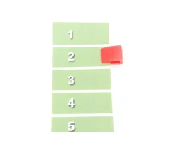 Tout Pour le Jeu Marqueur clip rouge 13 x 21 mm pince curseur.