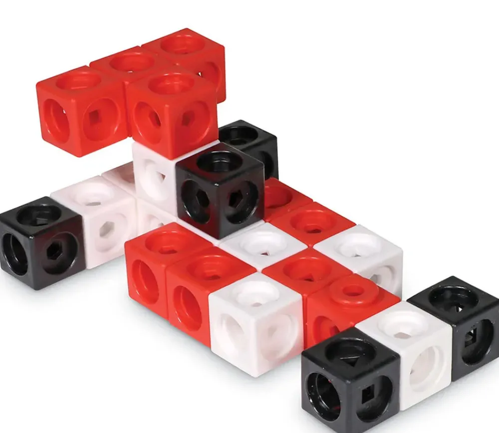 Tout Pour le Jeu Mathlink cubes Mathmobiles - 100 cubes + 30 fiches activités mathématiques STEM