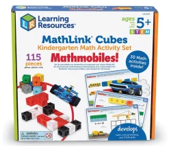 Tout Pour le Jeu Mathlink cubes Mathmobiles - 100 cubes + 30 fiches activités mathématiques STEM