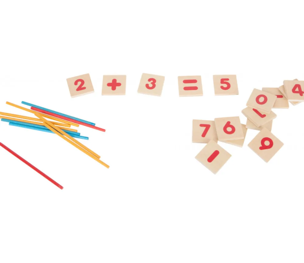 Tout Pour le Jeu Matériel Mathématiques en bois additions et soustractions