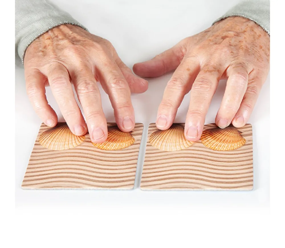 Tout Pour le Jeu Maxi mémo tactile de la Nature - texture en relief