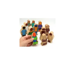 Tout Pour le Jeu Médecin en bois 100 x 40 x 25 mm personnage jeu