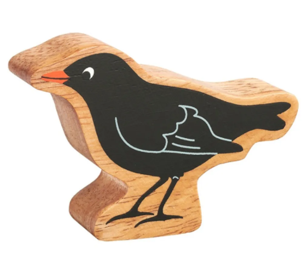 Tout Pour le Jeu Merle noir oiseau en bois 54 x 77 x 25 mm