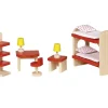 Tout Pour le Jeu Meubles en bois miniature poupée chambre enfants - 11 pièces