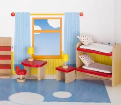 Tout Pour le Jeu Meubles en bois miniature poupée chambre enfants - 11 pièces