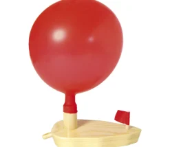 Tout Pour le Jeu Mini bateau bois ballon à propulsion