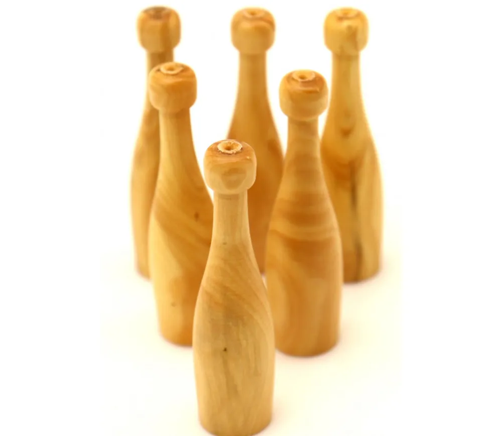 Tout Pour le Jeu Mini bouteille en bois - pion 12 x 45 mm