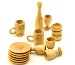 Tout Pour le Jeu Mini bouteille en bois - pion 12 x 45 mm