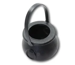 Tout Pour le Jeu Mini chaudron plastique noir 7 cm