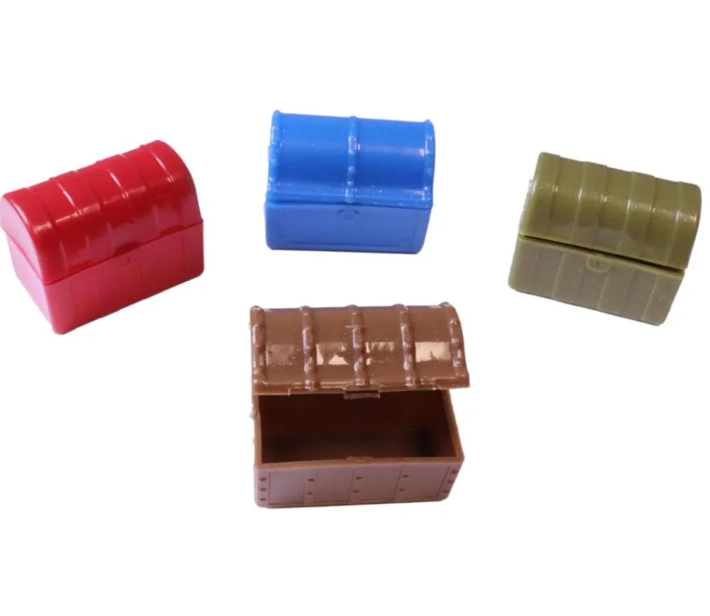 Tout Pour le Jeu Mini coffre au trésor plastique 3.6 x 2.5 x 3 cm à l'unité