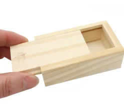Tout Pour le Jeu Mini coffret bois avec glissière 8.3 x 5.1 x 2.7 cm