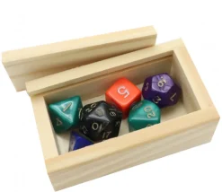 Tout Pour le Jeu Mini coffret bois avec glissière 8.3 x 5.1 x 2.7 cm