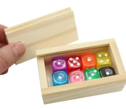 Tout Pour le Jeu Mini coffret bois avec glissière 8.3 x 5.1 x 2.7 cm