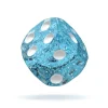 Tout Pour le Jeu Mini dé 6 faces 12 mm Speckled Oakie Doakie bleu clair