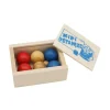 Tout Pour le Jeu Mini jeu de pétanque boules en bois- coffret en bois