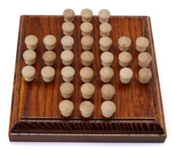 Tout Pour le Jeu Mini jeu solitaire en bois 12 cm - fabrication française