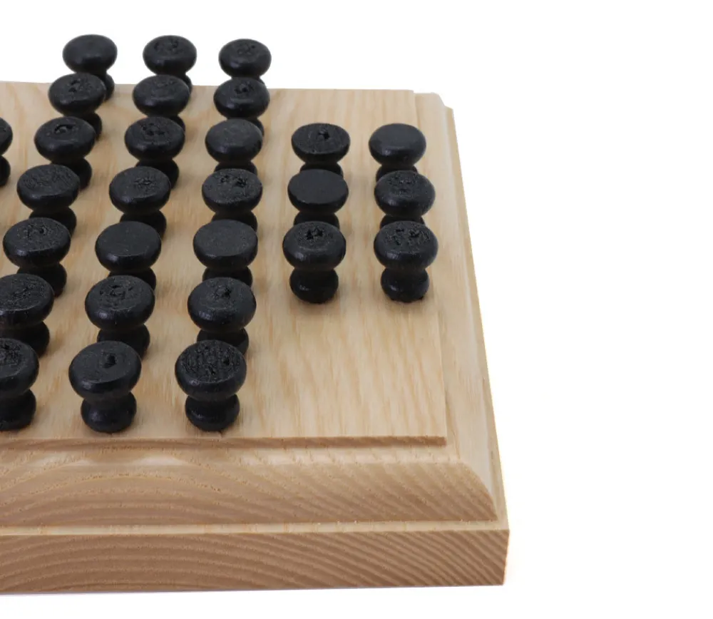 Tout Pour le Jeu Mini jeu solitaire en bois 12 cm - fabrication française