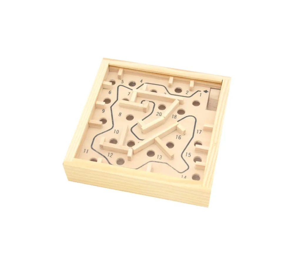Tout Pour le Jeu mini labyrinthe en bois 11.5 x 11.5 cm