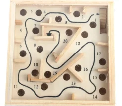 Tout Pour le Jeu mini labyrinthe en bois 11.5 x 11.5 cm