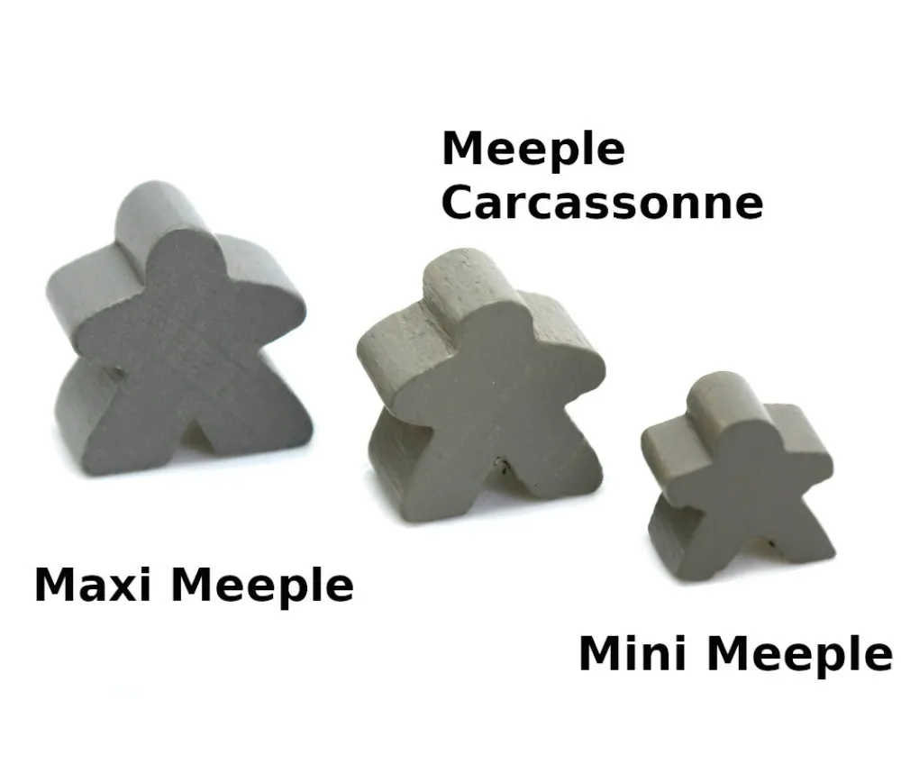 Tout Pour le Jeu Mini meeple 12 x 12 X 8 mm personnage à l'unité