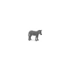 Tout Pour le Jeu Mini mini figurine âne gris 20 x 28 x 6 mm
