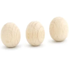 Tout Pour le Jeu Mini Oeuf en bois naturel 2 cm de haut et 1.5 cm de diamètre