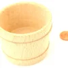 Tout Pour le Jeu Mini panier en bois de 59 x 45 mm - baquet rond