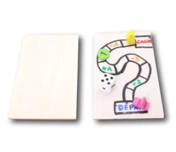 Tout Pour le Jeu Mini plateau bois rectangle de 12 x 7 cm