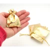 Tout Pour le Jeu Mini sac tissu doré 6 x 8 cm