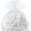 Tout Pour le Jeu Mini Sac tissu transparent 5 x 7 cm blanc