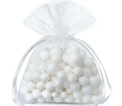 Tout Pour le Jeu Mini Sac tissu transparent 5 x 7 cm blanc