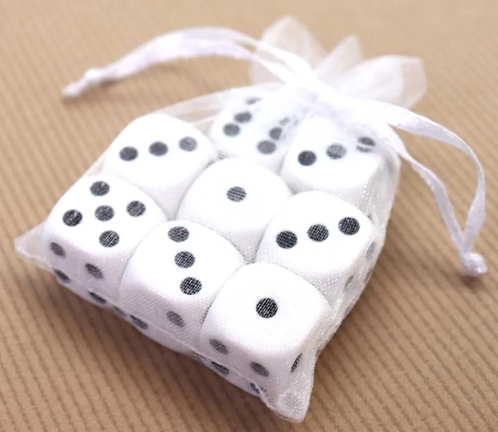 Tout Pour le Jeu Mini Sac tissu transparent 8 x 6 cm blanc