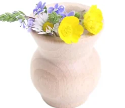 Tout Pour le Jeu Mini vase en bois de 4.5 x 5 cm