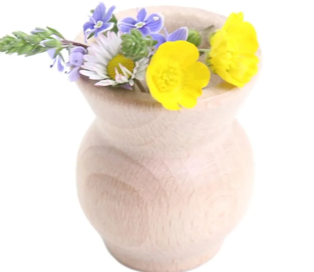 Tout Pour le Jeu Mini vase en bois de 4.5 x 5 cm