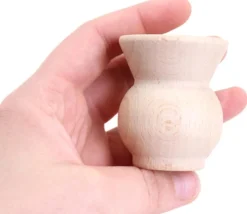 Tout Pour le Jeu Mini vase en bois de 4.5 x 5 cm