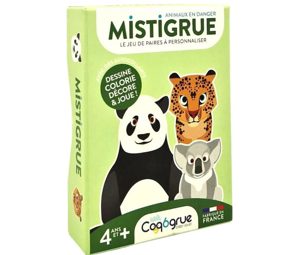 Enfant Tout Pour le Jeu Mistigrue Animaux en danger. Jeu à personnaliser