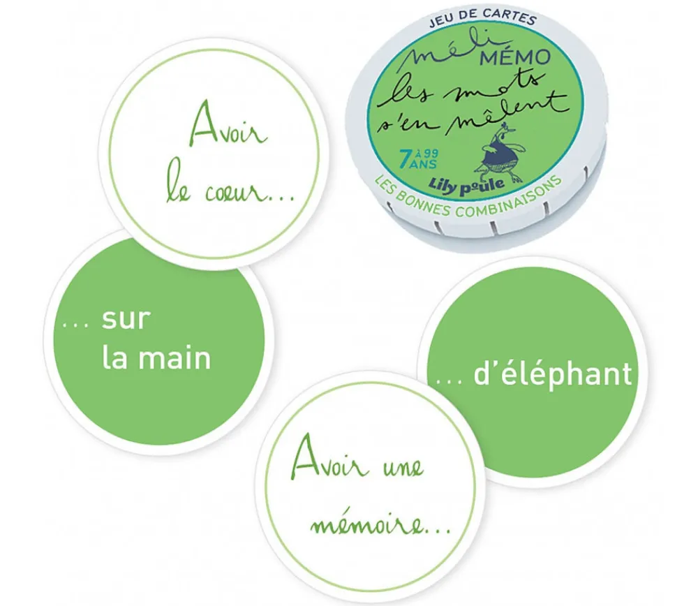 Tout Pour le Jeu Méli Mémo Les mots s'en mêlent : expressions françaises